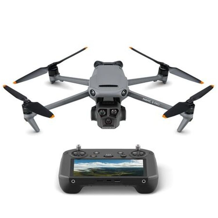مجموعة طيران أكثر مع DJI RC Pro - DJI Mavic 3 Pro - رمادي