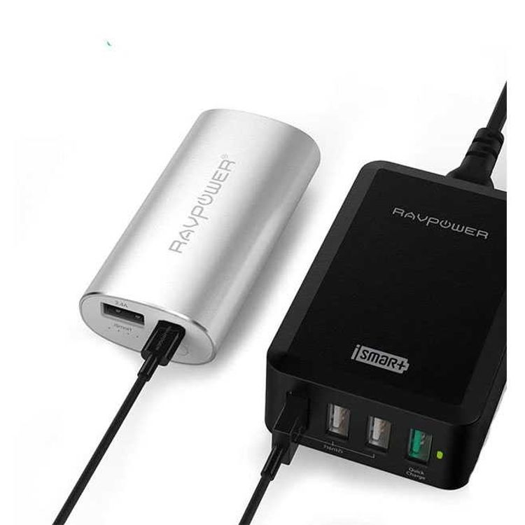 RAVPower RP-PB17-SL(OP) 6700mAh Aluminum Power Bank - Silver