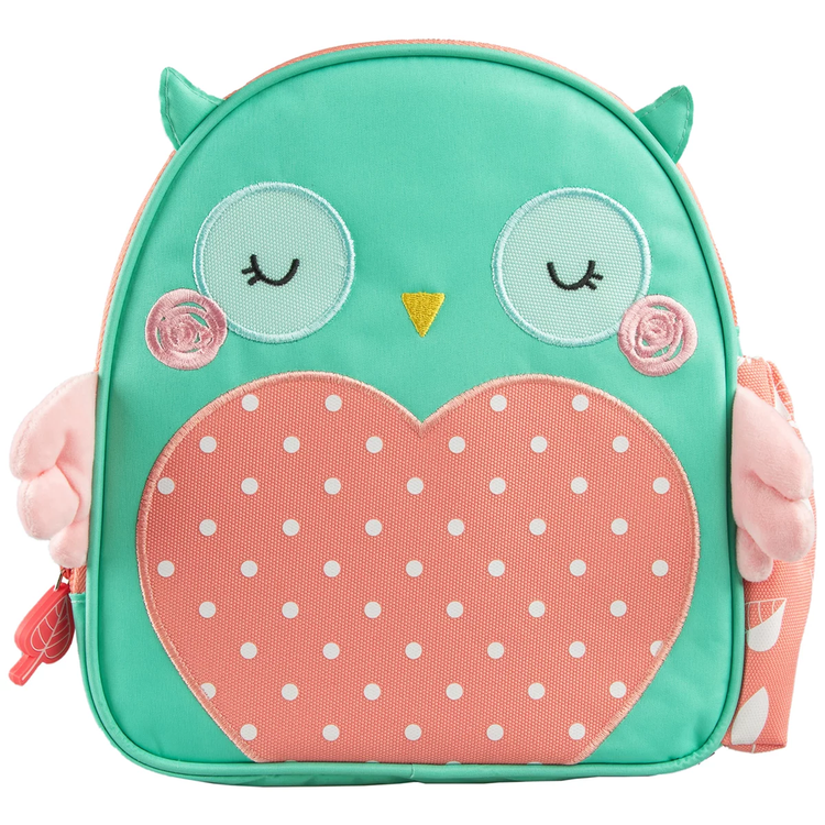 PLANET BUDDIES LUNCH BACKPACK - GREEN/PINK