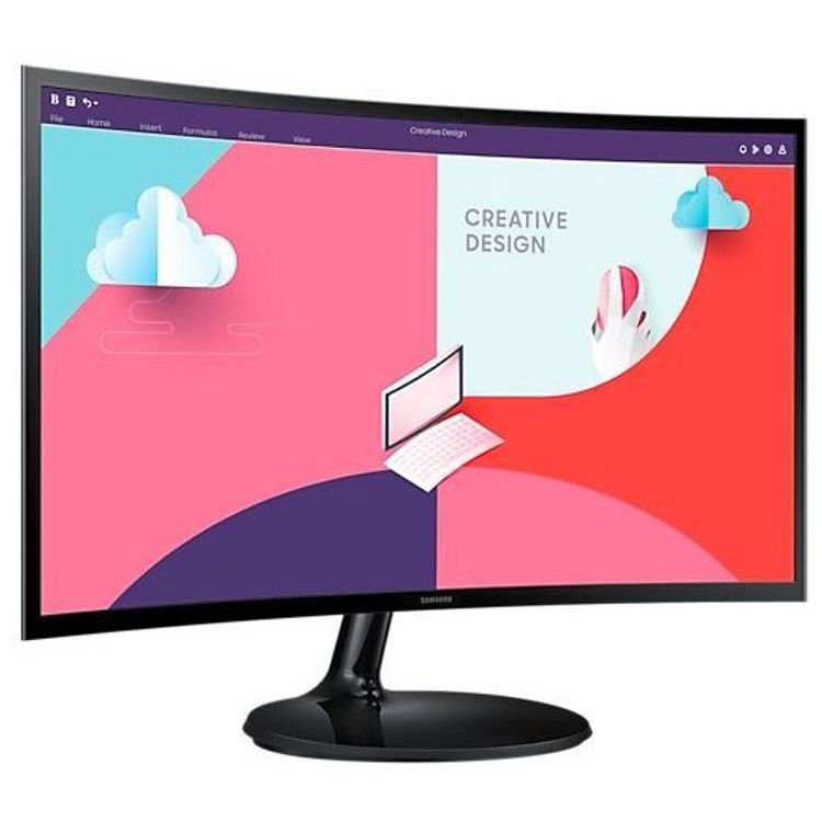 Samsung S3 24" Essential Curved Monitor | Black