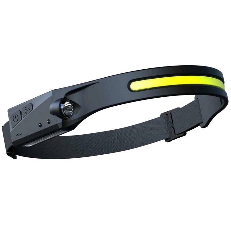 مصباح أمامي بورودو لايف ستايل للأماكن الخارجية مع مستشعر للحركة - أسود