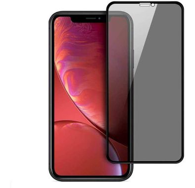 iGuard by Porodo 3D Privacy Glass Screen Protector for iPhone 11 Pro Max (6.5") Full Screen Protection, Seamless Fitting, Anti-Peeping 180 Degree Privacy Tempered Glass Black