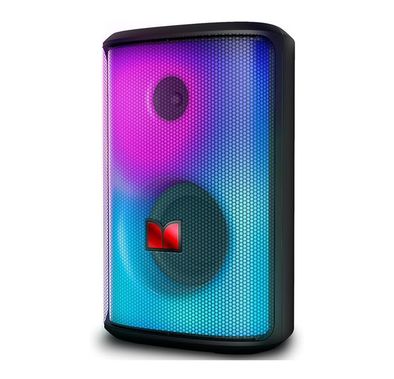 Monster Sparkle Bluetooth Speaker, Up to 3 Hours Battery Life, IPX5 Waterproof, Bluetooth Version 5.0, RGB Lights, Perfect Sound, Sterio Mode - Black