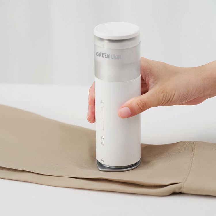 مكواة بخار لاسلكية صغيرة محمولة 3 في 1 من جرين ليون - أبيض