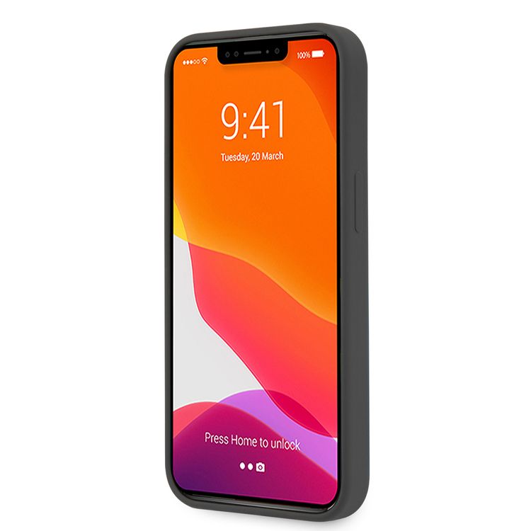 CG MOBILE AMG Liquid Silicone Case with Big Logo Compatible for iPhone 13 (6.1")  Easy Access to All Ports, Shock-Absorption, Anti-Scratch, & Drop Protection