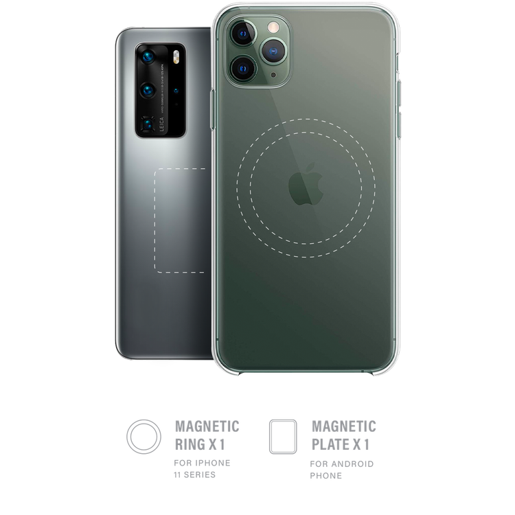 فيفا مدريد فان جارد لايف بلس 2 في 1 سناب ماونت ماجسيف حامل السيارة (حاجب الريح + حامل مغناطيسي للتكييف) مع محول تنفيس مكيف السيارة ، حامل هاتف السيارة متوافق مع جراب ماغسيف - أسود