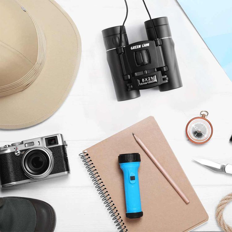 Green Lion Shark Binocular - Black