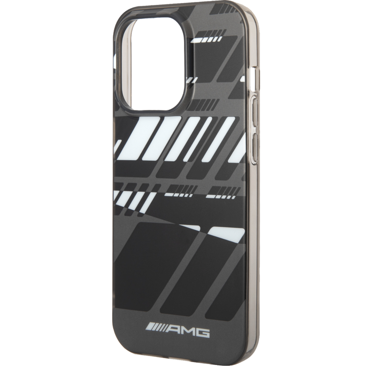 AMG Frosted PC Case - Expressive Graphic, Bumper Protection iPhone 14 Pro Max Compatibility - Grey