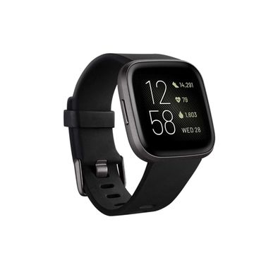 Fitbit Versa 2 Fitness Wristband with Heart Rate Tracker & Amazon Alexa Built-in Smartwatch, 24/7 Heart Rate & Sleep Tracking, Fitbit Pay, 5+ Day Battery Life - Black