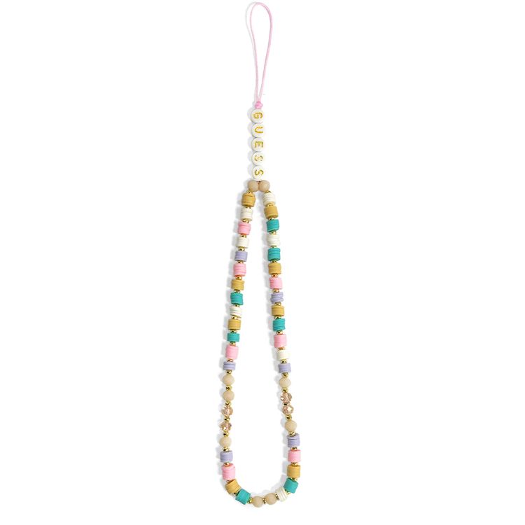 جيس GUSTFLWP حزام هاتف هيشي خرز زهرة 25 سم تصميم انيق - زهري