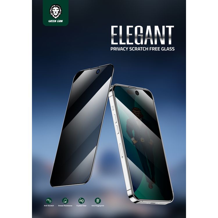 Green 3D Scratch Free Round Edge Glass Screen Protector iPhone 14 Pro Compatibility - Clear