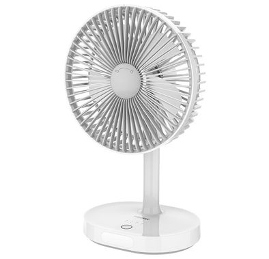 مروحة مرآة قابلة للطي A3 بقدرة 4500 مللي أمبير - أبيض