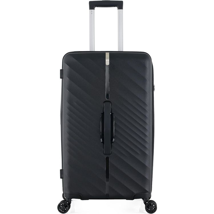 حقيبة أمتعة HT، حافظة صلبة مصنوعة من مادة البولي بروبيلين (PP) - متوسطة/سوداء