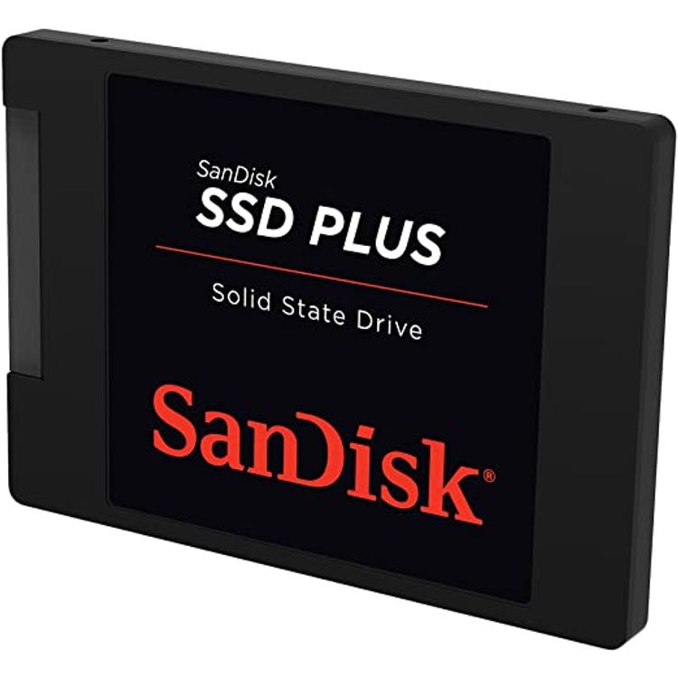 SANDISK SDSSDA-240G-G26 SSD Plus 240 GB Internal Solid State Drive - SATA III 6 Gb/s, 2.5"/7mm, Up to 530 MB/s - Black