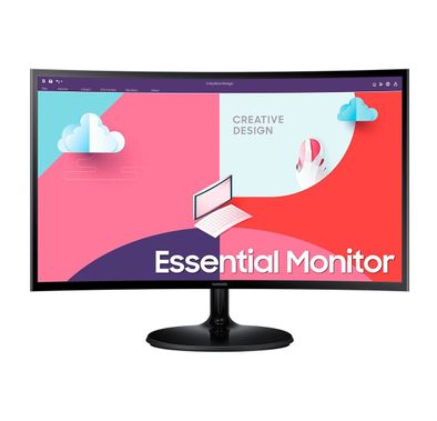Samsung S3 24" Essential Curved Monitor | Black