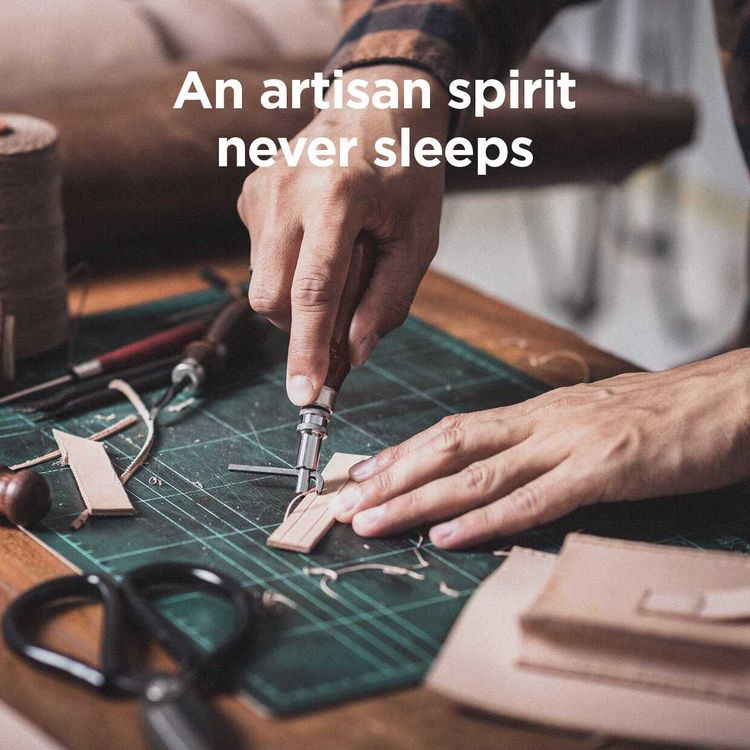 Elago Genuine Leather Case Compatible w/ Apple Airpods Pro, Vintage Design, Supports Wireless Charging, Brass Ring Holder, Anti-Slip, Shock Proof, Bring as Keychain - Jean Indigo