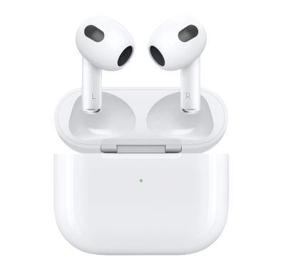 Green Lion True Wireless Earbuds 3 G1 with 4 Hours Working Time, Waterproof, Touch Control, 2 Hours Charging Time, Wireless Charging Compatible, Built-in Microphone - White 