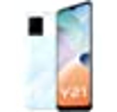 Vivo Y21 Dual SIM Diamond Glow 4GB RAM 64GB 4G LTE with Backpack - White