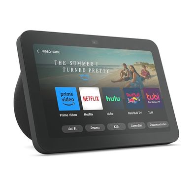  Amazon Echo Show 8 3rd Gen Smart Display with Spatial Audio, Smart Home Hub, Alexa Emergency Assist, 8 inches Screen Size, 13Mp Camera - Charcoal