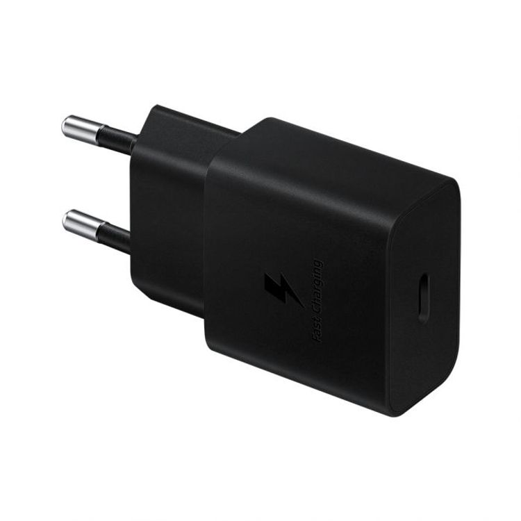 Samsung 15W Travel Adapter with USB-C to USB- C Cable - Black