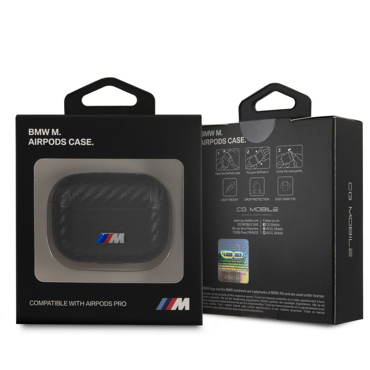 بي أم دبليو مجموعة حافظة بي يو كربون من البولي يوريثان بشعار معدني أبيض - أسود