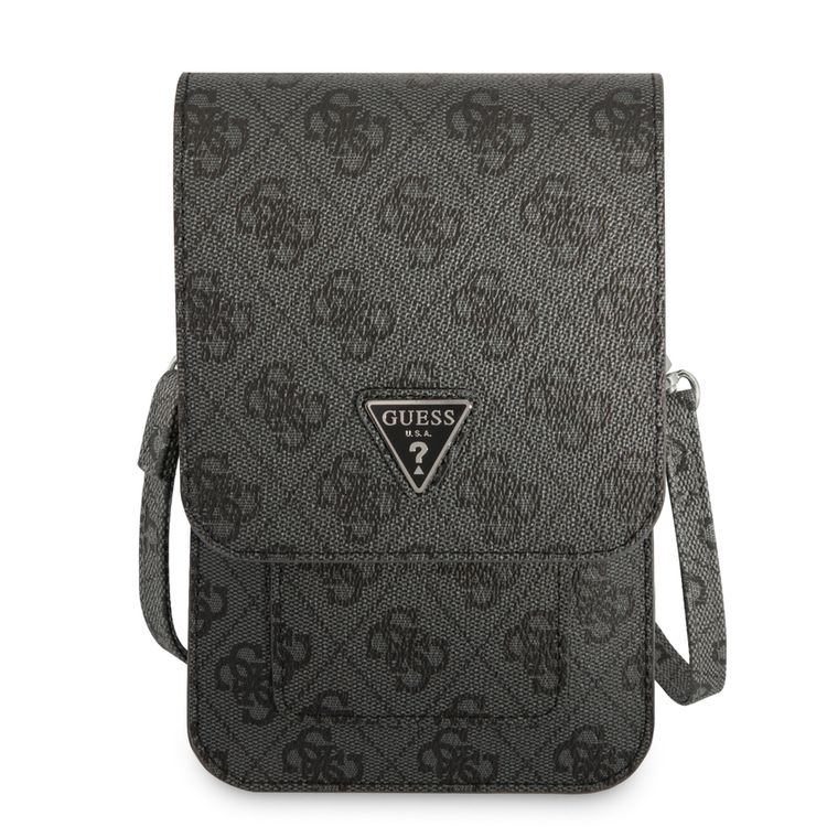 Guess GUWBP4TMGR Wallet 4G Triangle, Suitable for Outdoor, Business, Office, School Officially Licensed - Black