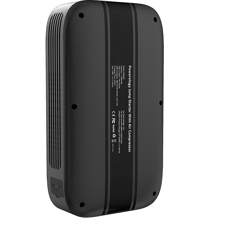 باورولوجي جهاز بدء تشغيل مع ضاغط هواء - أسود