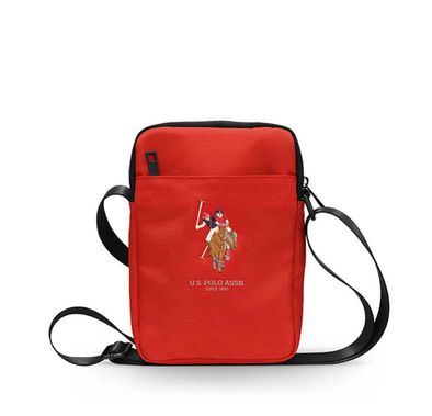 CG Mobile U.S.Polo Assn. Tablet Bag 8" with Adjustable Shoulder Strap, Easy for Carrying, Slim Lightweight Portable Storage Bag Suitable for Outdoor, Business, Office