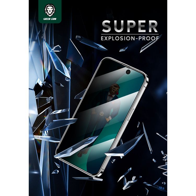 Green 3D Scratch Free Round Edge Glass Screen Protector iPhone 14 Pro Compatibility - Clear