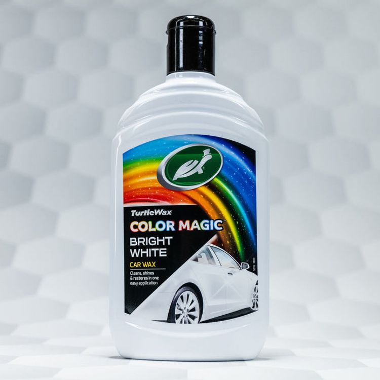 Turtle Wax Color Magic Car Paintwork Polish, 500ml - Bright White