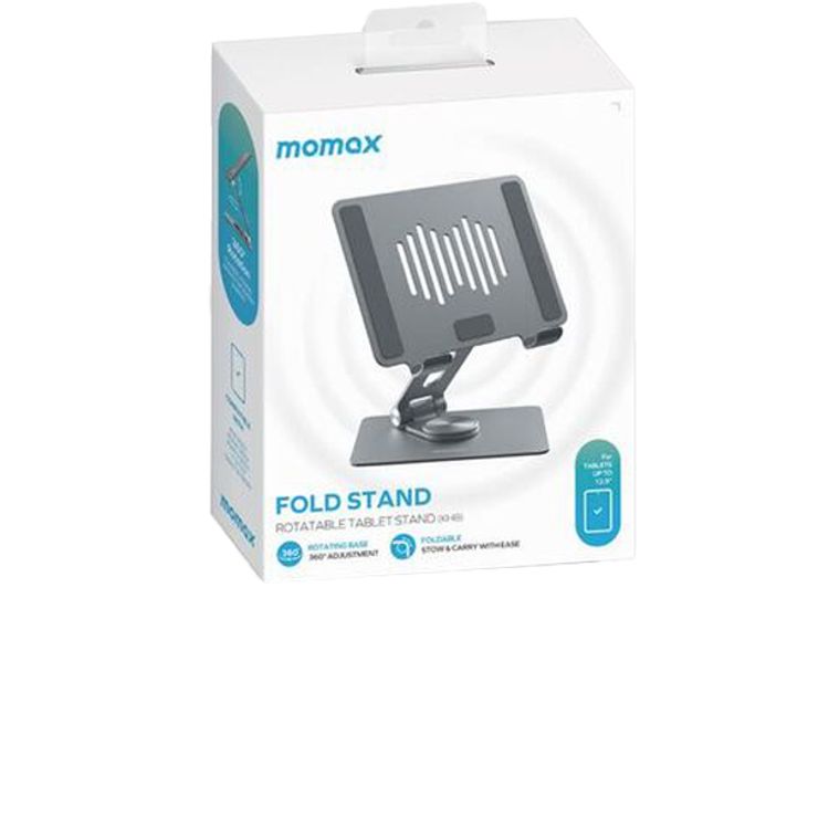 حامل KH8E قابل للطي للأجهزة اللوحية والكمبيوتر المحمول | موماكس - فضاء رمادي