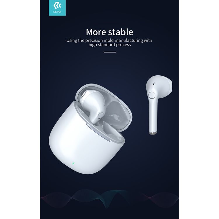Devia Kintone Series Joy A13 TWS Wireless Earphone-White