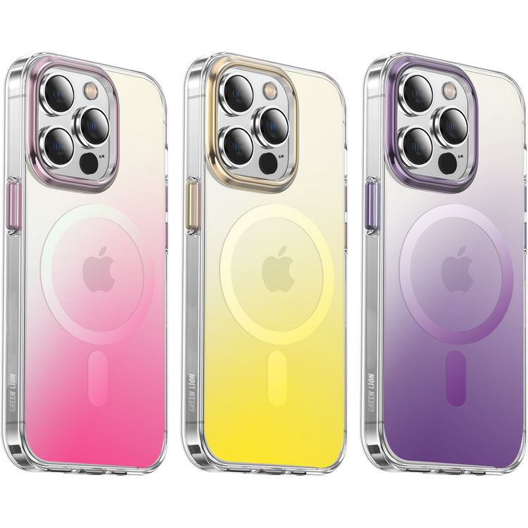 Green Lion Rainbow Magsafe Case iPhone 14 Plus - Purple