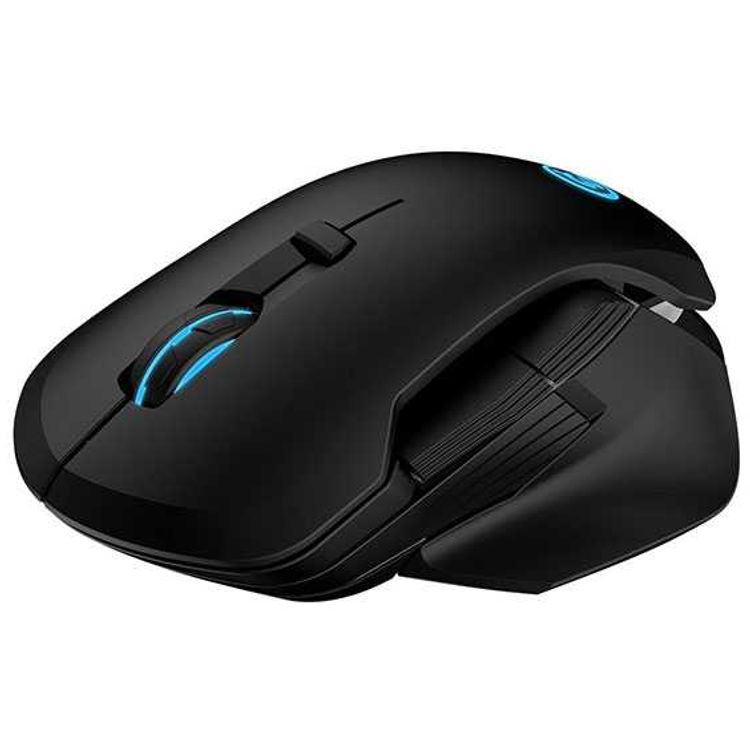 GameSir GM300 Wireless Gaming Mouse, Agility X Technology w/ 1ms Report Rate, Anti-Slip Skin Coating, Customize Magnetic Side Plate & Counterweight, Omron Mechanical Mouse - Black