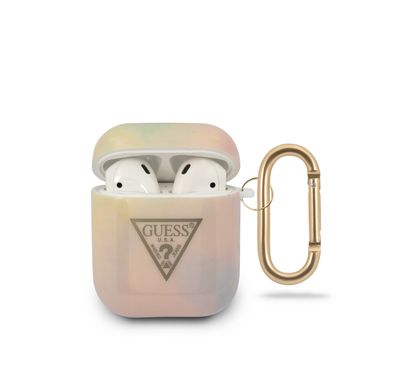   سي جي موبايل غيس جراب من مادة البولي يوريثان الحراري ربط وصبغ شعار إليتروبليت مع حلقة مضادة للفقد متوافقة مع ايربودز 1/2 ، مقاومة للخدش وامتصاص الصدمات والحماية من السقوط وغطاء سيليكون واقٍ من الغبار مرخص رسميًا