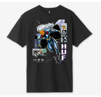 HUF Marvel X-Men Storm Short-Sleeved Tee  - Black - L