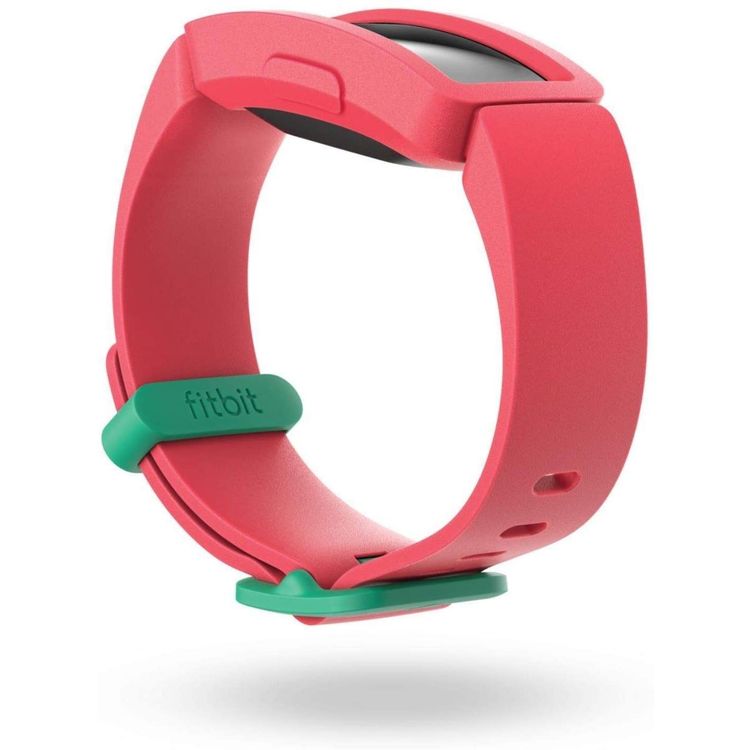 فيتبيت ايس 2 للياقة البدنية سوار معصم متوافق مع الأطفال بعمر 6 سنوات فما فوق ، وجوه ساعة متحركة ، وتتبع النوم ، وتتبع النشاط طوال اليوم ، ومقاومة السباحة للماء (50 مترًا) ، وعمر بطارية 5 أيام - بطيخ