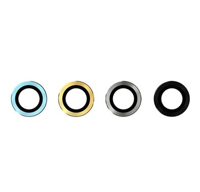 Devia Peak Series Lens Protector ( 3PCS ) for iPhone 13 Pro & 13 Pro Max, 9H Seamless Absorption, 360 Protection Lens, Aluminum Alloy + Tempered Glass Lens Protector - Blue