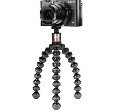 JOBY GorillaPod 500: A Compact, Flexible Tripod for Sub-Compact Cameras, Point & Shoot, 360 Cameras and Other Devices up to 500 grams