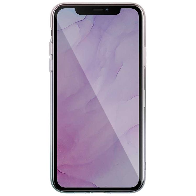 Viva Madrid Ombre Back Case for iPhone 12 Mini (5.4"), Shock Resistant, Scratches Resistant, Easy Access to All Ports, Cameras, Buttons and Speakers, Compatible with Wireless Chargers, Hue