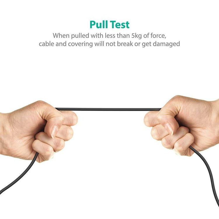 RAVPower 2 Pack Cable Compatible for iPhone Lightning Devices - Soft & Fire-Resistant TPE Connector - Fast Charging Cord - Long Lasting Durable Cable - Black