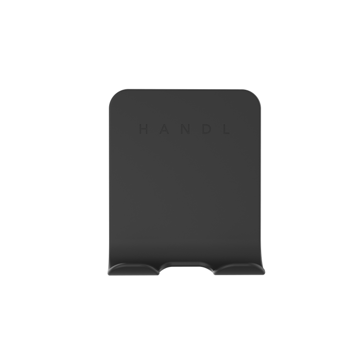 هاندل حامل شامل لتهوية السيارة ، قيادة بدون استخدام اليدين ، دوران للتثبيت من أجل وضع مثالي ، حامل للهاتف المحمول - أسود