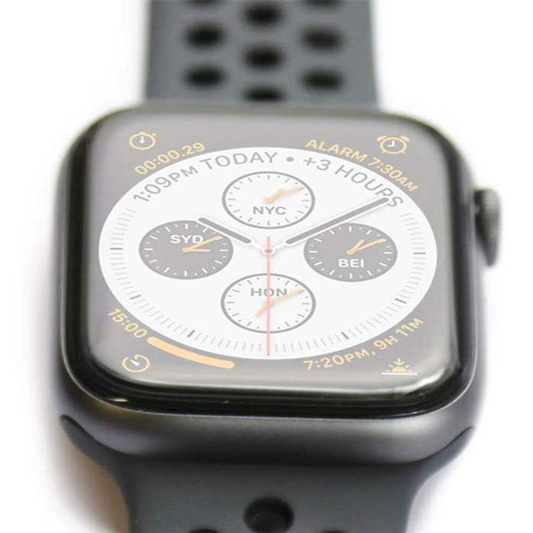 Devia 3D Curved Full Screen Tempered Glass 44mm for Apple Watch4 - Crystal Clear