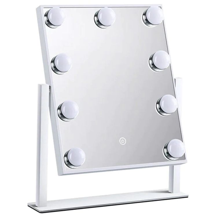 Green Lion Brightening 9 Led Makeup Mirror - White