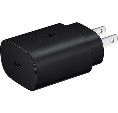 محول USB-C PD 25 وات من سامسونج، يدعم الشحن السريع للغاية بقوة 25 وات - أسود