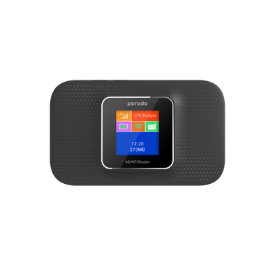 راوتر بورودو 4 جي إل تي إي / 3 جي محمول عالي السرعة - أسود