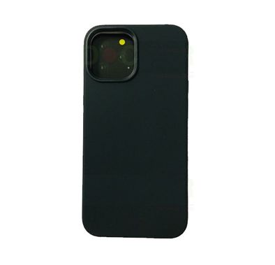 جراب سيليكون Lusso MagSafe 360 أخضر لهاتف iPhone 12 / 12 Pro ( 6.1 بوصة ) - أسود