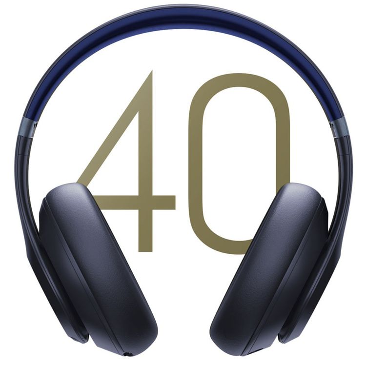 Beats Studio Pro Wireless/Wired Headphones with Iconic Sound, Portable & Lightweight Design, Head Tracking, Carrying Case - Navy