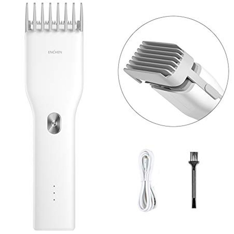 Xiaomi Mi Smart Remote Control 691024 Enchen Boost USB Electric Hair Clipper Two Speed Ceramic Cutter Fast Charging Hair Trimmer Children Hair Clipper - White