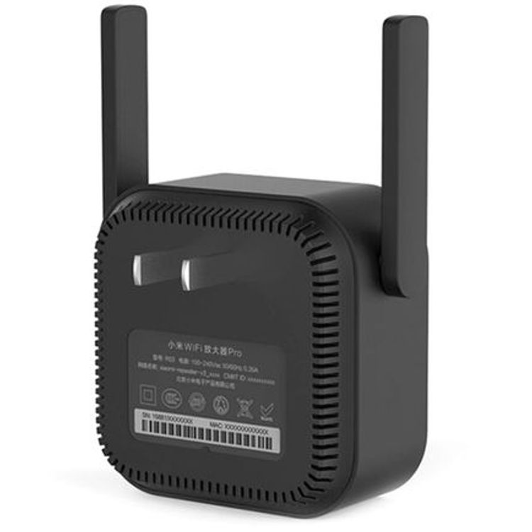 موسع نطاق واي فاي من شاومي 1200 نيار متردد - أسود